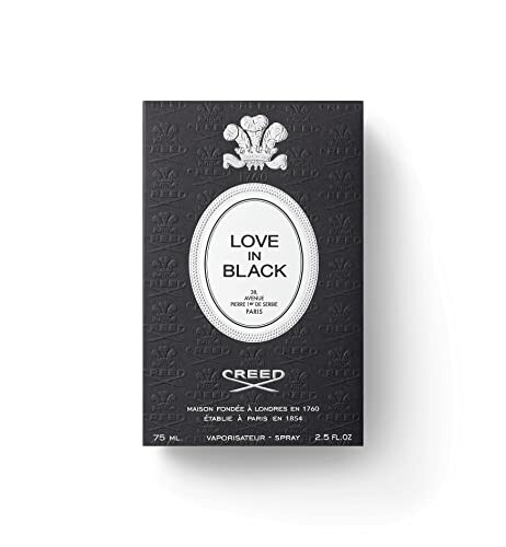 Creed Love in Black perfume box with elegant design