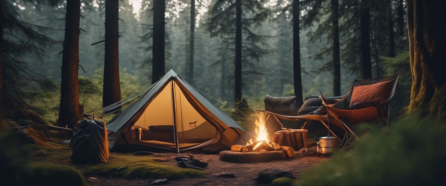Luxury camping gear