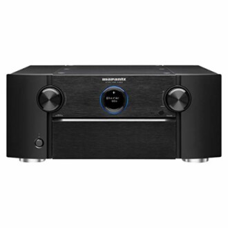 Marantz audio video receiver showcasing its features