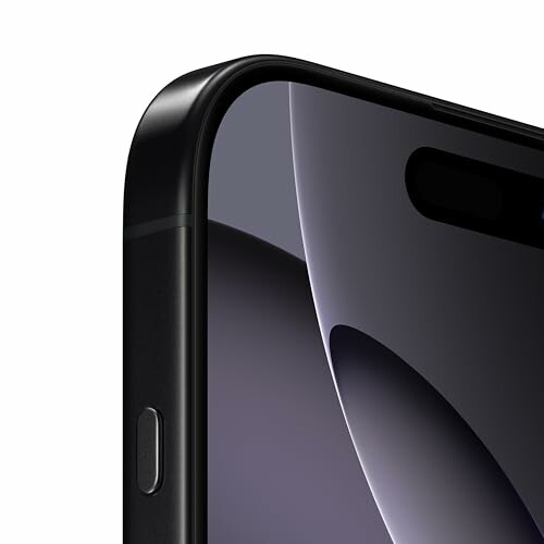 Close-up of a smartphone's edge and display